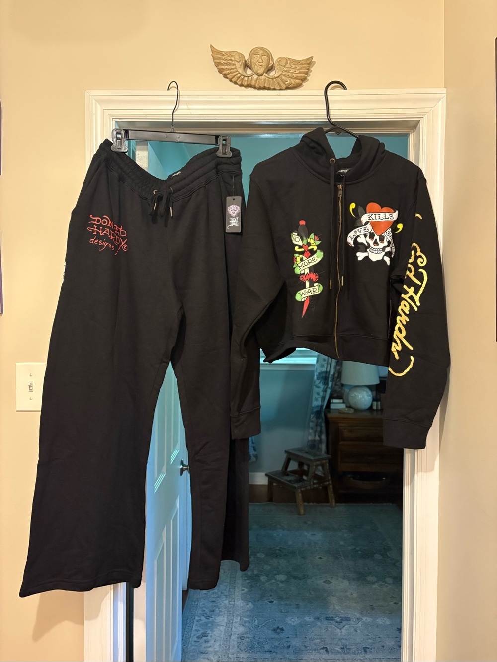 Ed Hardy sweatsuit 1X NWT